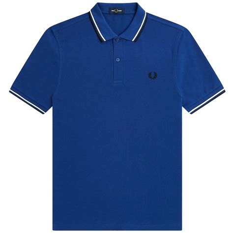 Fred Perry M3600 Twin Tipped Polo Shirt Colbalt M3600 R31