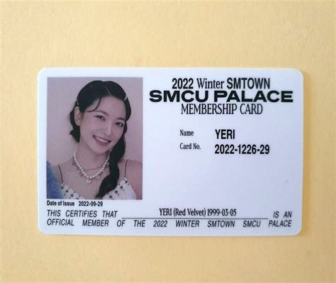 Winter Smtown Smcu Palace Red Velvet Aespa Official Photocard