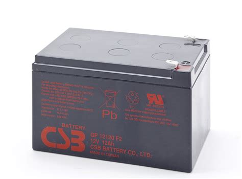 CSB GP 12120 Sealed Lead Acid Battery (12 Volt 12Ah) — NT Power