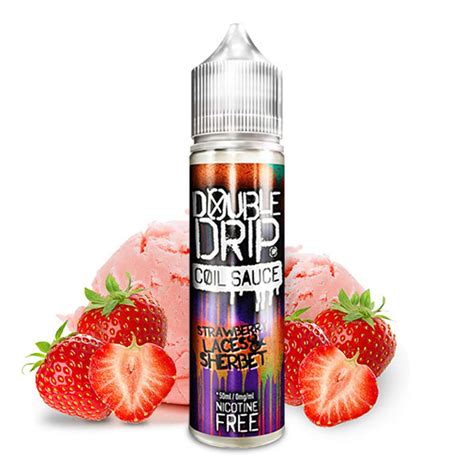 Buy Double Drip Coil Sauce Strawberry Laces And Sherbet 50ml Vapsto