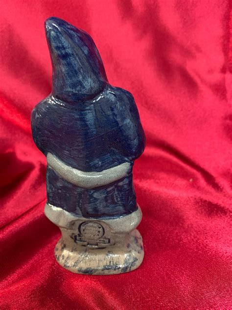 Rowe Pottery Salt Glaze Santa 1989 | Etsy