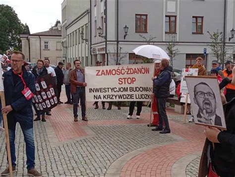 Zamo Kolejny Protest Przeciwko Cpk Zobacz Zdj Cia