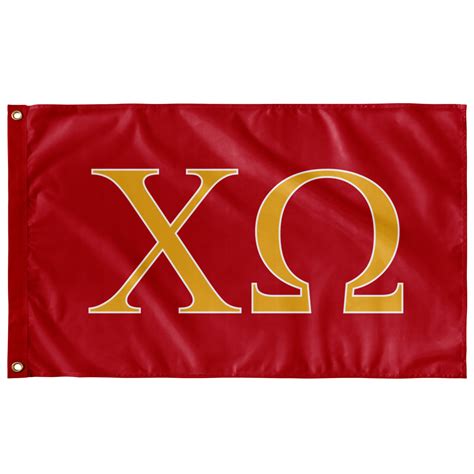 Chi Omega Sorority Flags Greek Wall Flag Designergreek Designergreek2