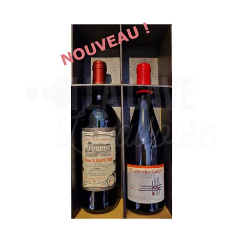 Coffret Vins Tradition 2 Bouteilles La Cave Lavalloise