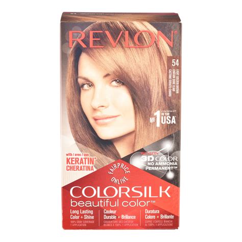 Revlon ColorSilk Hair Colour 54 Light Golden Brown NTUC FairPrice