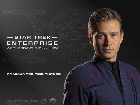 Star Trek - Enterprise Wallpaper: Trip Tucker | Star trek enterprise, Star trek, Star trek spock