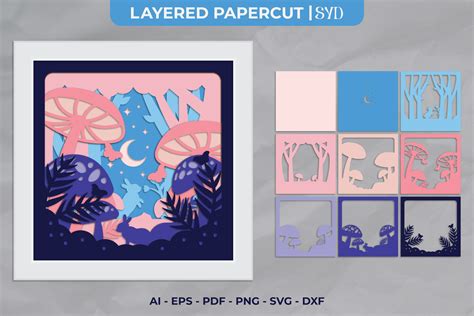 Dreamy Wonderland D Layered Papercut Gr Fico Por Syaid Narindra