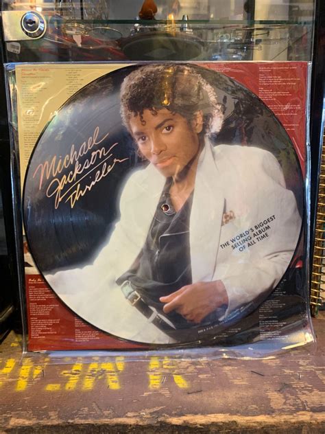 Bw Vinyl Michael Jackson Thriller Picture Disc Boardwalk Vintage