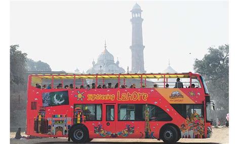 The Double Decker Tourist Bus A Round Around Lahore Locally Lahore