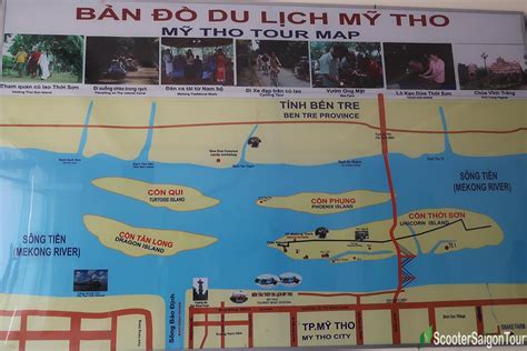 My Tho Vietnam Map