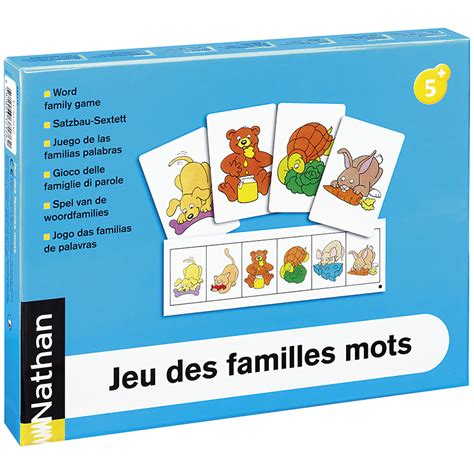 Jeu Des Familles Mots Ateliers De Langage Nathan Mat Riel Ducatif