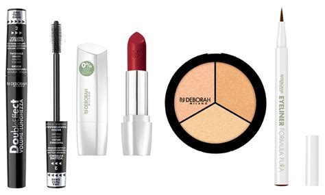 Set Di Trucchi Con Rossetti Mascara Eyeliner E Ombretti Deborah Groupon