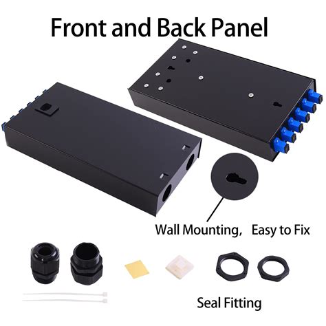 Buy Sc Sm 6port Box Cables Wall Mount Fiber Enclosure With Splicing Module And Loaded 6 Port Sc