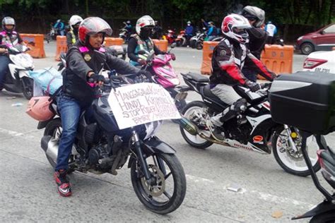 Bikers Unite To Protest Angkas Shutdown And Doble Plaka Bill Visorph