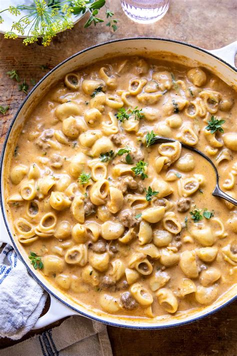 Healthier Homemade One Pot Hamburger Helper Half Baked Harvest