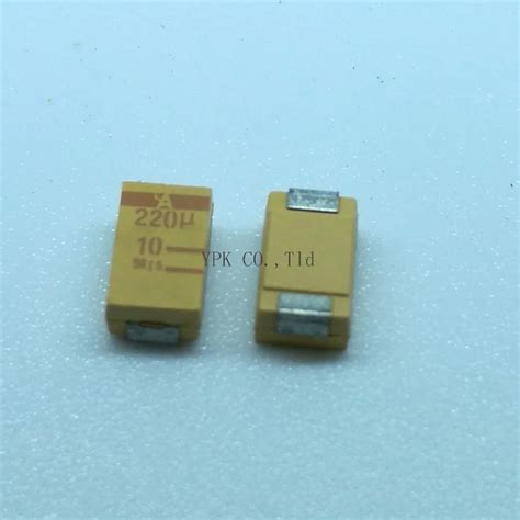 50 шт./лот TAJD227M010RNJ 220 мкФ 10 V 7374