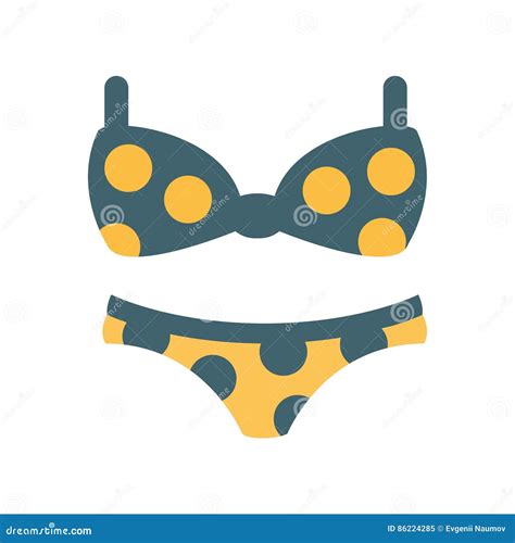 Polka Dot Bikini Swimwear Stock Image CartoonDealer 35942989