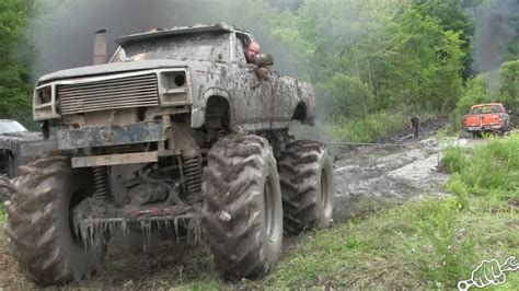 Mega Trucks Go Powerline Mudding Busted Knuckle Films