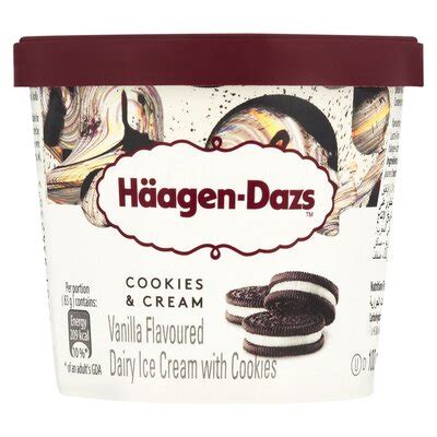 Haagen Dazs Cookies Cream Ice Cream 100ml PnP