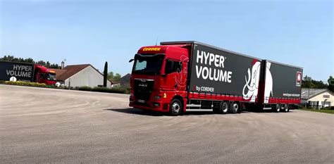 VidÉo Un Nouveau Camion Remorque Man Tgx 26470 Hyper Volume By