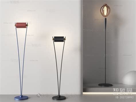 Modern Floor Lamp Sketchup Model Download Model Id202728992 1miba