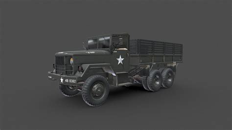 M35 Military Cargo Truck Low-poly - Buy Royalty Free 3D model by MaX3Dd ...