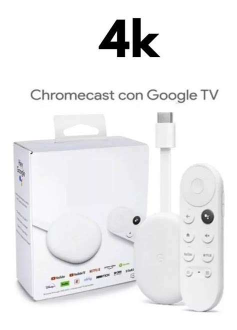 Google Chromecast With Google Tv K Control De Voz Luegopago