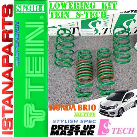 Jual Lowering Kit Per Ceper Set Honda Brio Alltype Merk Tein S Tech S