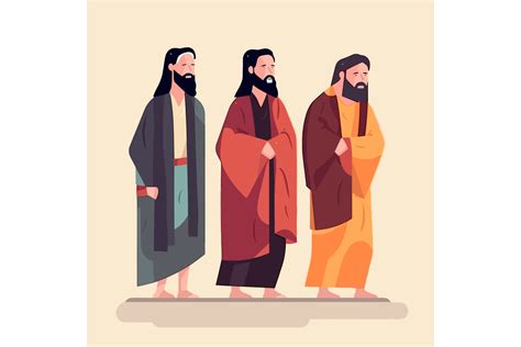 FREE Jesus and Disciples Vector 15 Graphic by LofiAnimations · Creative Fabrica