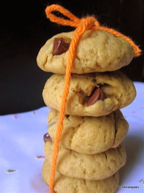 Eggless Whole Wheat Chocolate Chip Cookies Tamalapaku