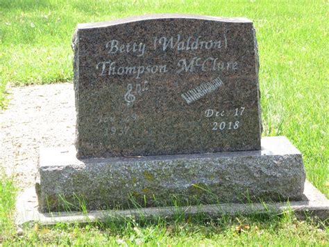 Betty L Waldron Mcclure 1937 2018 Find A Grave Memorial