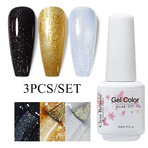 Clou Beaute St Cke Gel Politur Uv Gel Lacke F R Manik Re Top Pigment