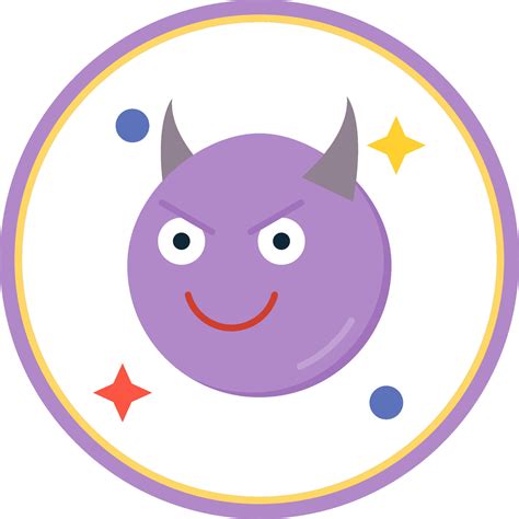 Demon Flat Circle Uni Icon 38885166 Vector Art at Vecteezy