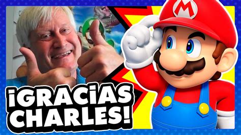 Se RETIRA La Voz De Super Mario GRACIAS CHARLES MARTINET YouTube