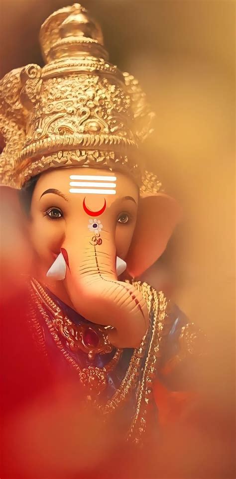 Pin By Rawan On Ganesh Wallpaper Ganpati Bappa Photo Ganpati Photo