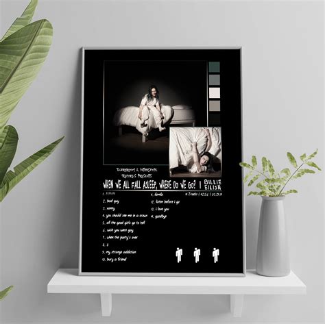 Custom Aesthetic Album Tracklist Poster Choose Your Album Etsy