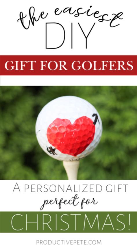 The Easiest Diy Golf Gift Idea For The Golfer In Your Life Productive