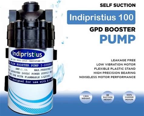 PVC Indipristius 100 GPD Booster Pump 24V DC Automatic At Rs 1150