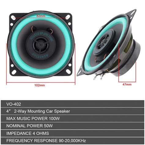 Taffstudio Roadstar Speaker Coaxial Mobil Hifi Inch W Pcs Vo