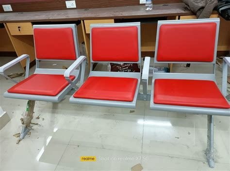 Ms Color Coated Seater Visitor Chair For Office At Rs In Bhopal