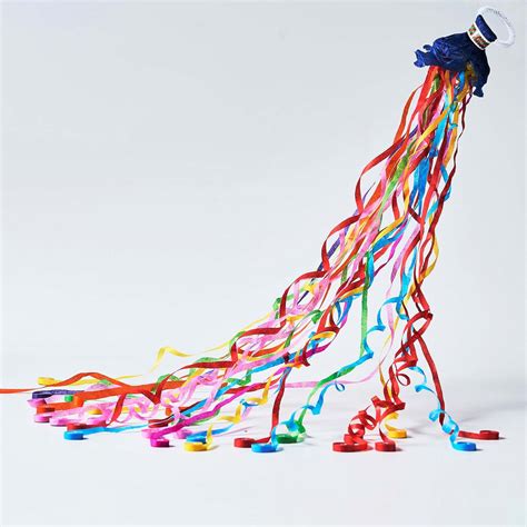 5 Pack Assorted Color Hand Throw Streamers Paper Streamers Confetti