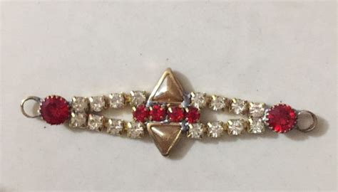 Fancy Rakhis 1 93 Inch Red Stone Beads Rakhi At Rs 3 80 Piece In Rajkot