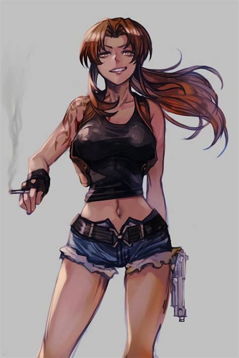 Black Lagoon Revy By Hankuri Black Lagoon Black Lagoon Anime Lagoon