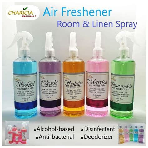 Air Freshener Room And Linen Spray Alcohol Based Disinfectant