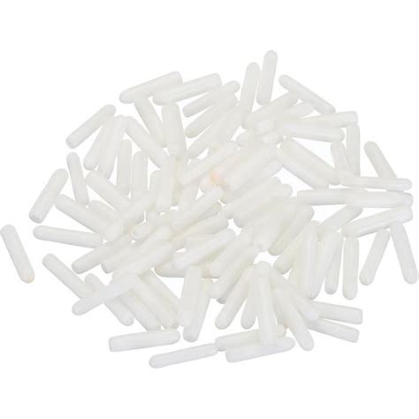 Lot De 100 Embouts En Caoutchouc Vinyle Pour Filetages Et Tubes Ronds