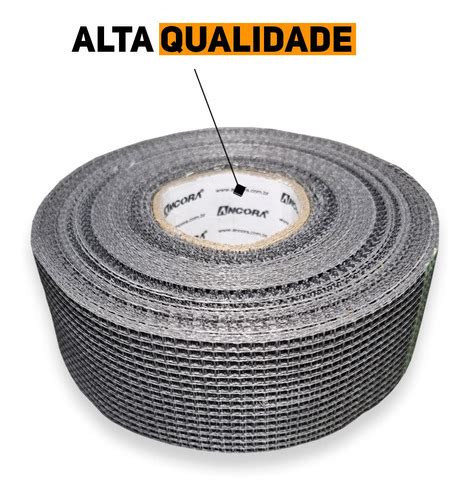 Fita Telada Fibra De Vidro Cimentícia 51mm X 46m Ancora Parcelamento