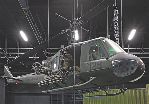 This Huey helicopter served in combat missions in Vietnam and was painstakingly restored. Three ...