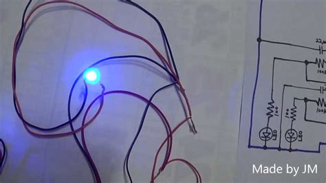 74HC14 LED Blinker circuit - YouTube