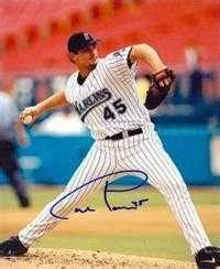 Carl Pavano Autographed 8x10 Photo Florida Marlins