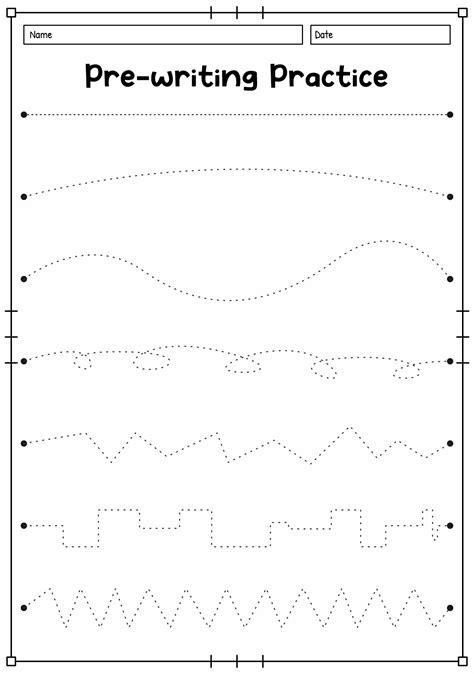 Free Printable Pre Writing Skills Worksheets - Printable Templates